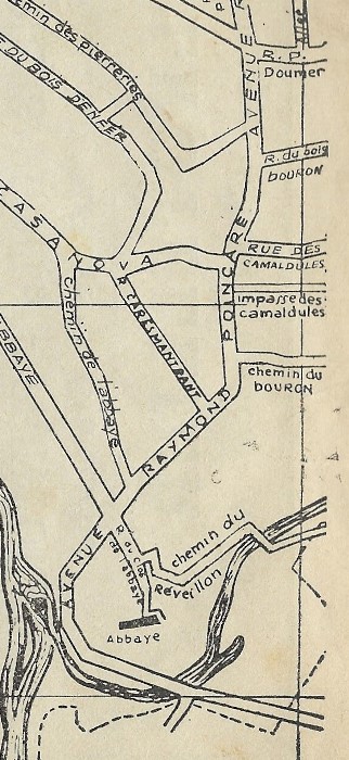 Plan quartier 1953