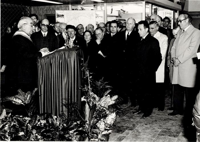 Inauguration gare RER 1976