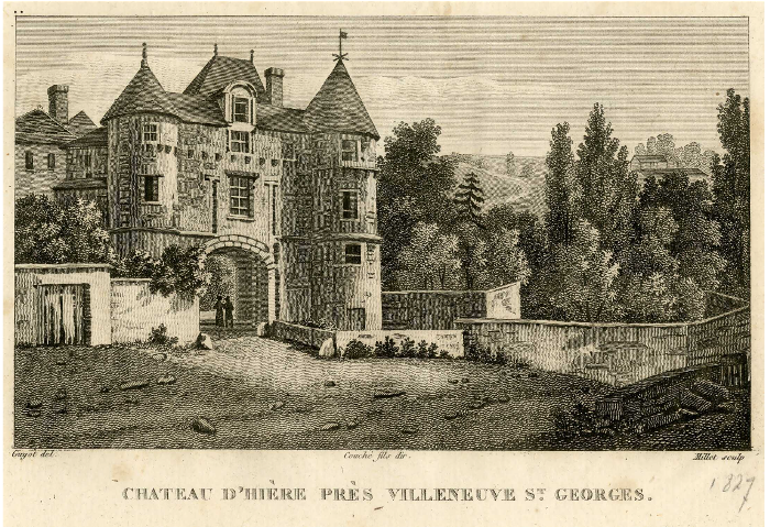 Château Budé Gravure 1827